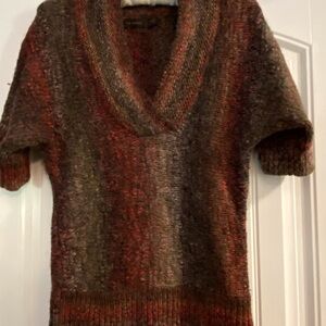 The Limited Red and Green Knit Sweater